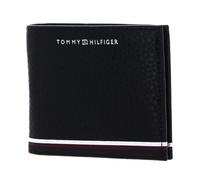 TOMMY HILFIGER TH Central Mini Credit Card Billfold Wallet Black