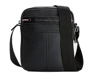 Tommy Hilfiger TH Central Mini Reporter AM0AM10936 - Bolso bandolera para hombre, color negro, Negro