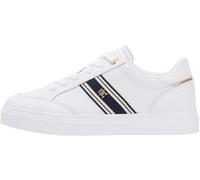 Tommy Hilfiger TH Chic Cupsole Webbing Fw0fw09354, Parte Superior Baja Mujer, White (White), 37 EU