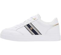 Tommy Hilfiger TH Chic Cupsole Webbing Fw0fw09354, Parte Superior Baja Mujer, White (White), 37 EU
