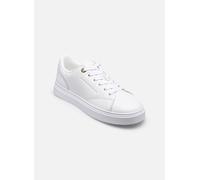 Tommy Hilfiger TH Feminine Cupsole Leather Fw0fw09105, Parte Superior Baja Mujer, White (White), 37 EU