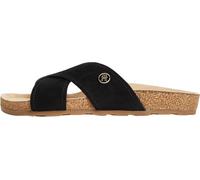 Tommy Hilfiger TH Classic Cork Sandal Suede Fw0fw09515, Sandalias Planas Mujer, Black (Black), 41 EU