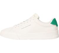 Tommy Hilfiger TH Court LTH Detail ESS Fm0Fm05367 Zapatillas Bajas para Hombre, Beige (Alabaster), 44 EU