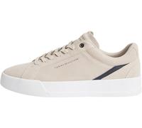 Tommy Hilfiger TH Court Premium Suede FM0FM05880 Low Top para Hombre, Color Caqui, Talla 7