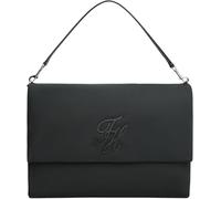 Tommy Hilfiger TH Elevated Nylon Maxi Shoul Bag Aw0aw18624, Bolsa de Hombro para Mujer, Black (Black), One Size