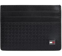 Tommy Hilfiger TH Emboss CC Holder Am0am14240, Tarjetero para Hombre, Black (Black), One Size