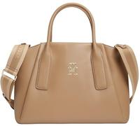Tommy Hilfiger Th Essential Satchel AW0AW18532 - Bolso para mujer, color caqui (lona safari), talla única