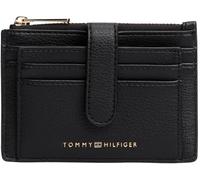 Tommy Hilfiger TH Flag CC Holder Aw0aw18027, Tarjetero para Mujer, Black (Black), One Size