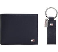 Tommy Hilfiger TH Flag Mini CC & Key Fob Am0am13604, Paquete de Regalo para Hombre, Blue (Space Blue), One Size