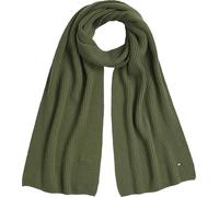 Tommy Hilfiger Th Flag Pima Cotton Cash Am0am12847 Bufanda de peso medio para hombre (paquete de 1), MT1 - FOXHUNT GREEN, talla unica