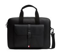 Tommy Hilfiger TH Foundation Maletín 39.5 cm Compartimento para el portátil negro