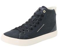 Tommy Hilfiger TH Hi Vulc Summer Cvs Fm0fm05076, Zapatillas Hombre, Azul Desert Sky, 45 EU