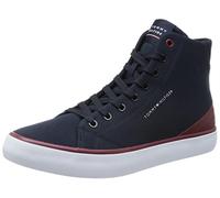 Tommy Hilfiger TH Hi Vulc Summer Cvs Fm0fm05076, Zapatillas Hombre, Azul Desert Sky, 45 EU