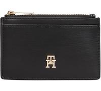 Tommy Hilfiger TH Icon Long CC Holder Aw0aw17735, Tarjetero para Mujer, Black (Black), One Size