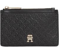 Tommy Hilfiger TH Icon Long CC Holder Mono Aw0aw18477, Tarjetero para Mujer, Black (Black), One Size