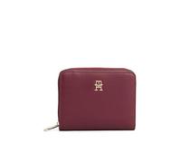 Tommy Hilfiger TH Icon Med Behind - Carteras con Solapa para Mujer, Color Rojo Profundo, Talla única