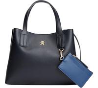 Tommy Hilfiger Th Icon Mini Satchel Aw0aw18722, Mochila para mujer, Azul (Space Blue), Talla Única
