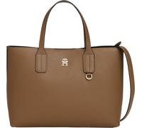 Tommy Hilfiger TH Icon Mini Tote Aw0Aw18233, Bolsa de Mano para Mujer, Khaki (Nordic Taupe), One Size