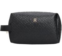 Tommy Hilfiger TH Icon Washbag Mono Aw0aw17951, BAGWashbag para Mujer, Black (Black), One Size