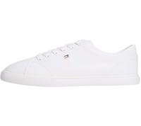 Tommy Hilfiger TH Low Profile Vulc Canvas FW0FW09102 Low Top para Mujer, Color Blanco (Blanco), 4