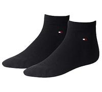 TOMMY HILFIGER TH MEN QUARTER 2P, Calcetines Hombre, pack de 2, Azul (Dark Navy 322), 43/46