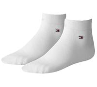 TOMMY HILFIGER TH MEN QUARTER 2P, Calcetines Hombre, pack de 2, Blanco (White 300), 43/46