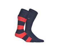 Tommy Hilfiger TH Men Rugby Sock 2p Calcetines, Rojo (Original 085), 43-46 (Pack de 2) para Hombre