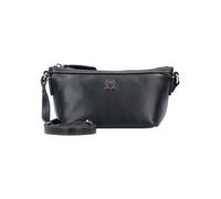 Tommy Hilfiger TH Monoplay Leather Bolsa de hombro Piel natural 18 cm negro