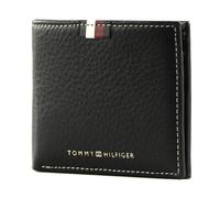 TOMMY HILFIGER TH Premium Corporate Leather Mini CC Wallet Black
