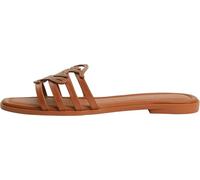 Tommy Hilfiger TH Script Flat Mule LTH Fw0fw09368, Sandalias Planas Mujer