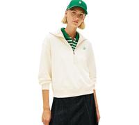 Tommy Hilfiger TH Script Half Zip Terry SWTSHRT WW0WW49470 Sudadera con Media Cremallera para Mujer, Color Beige (Calico), Talla S, Beige (Calico), S