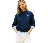 Tommy Hilfiger TH Script Reg Terry Swtshrt Ww0ww49418 Sudadera sin Botones Mujer (Pack de 1)