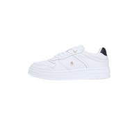 Tommy Hilfiger TH Sporty Cupsole Corp FW0FW09025 Low Top para Mujer, Color Blanco (Blanco), Talla 36, White, 36 EU