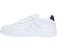 Tommy Hilfiger TH Sporty Cupsole Corp FW0FW09025 Low Top para Mujer, Color Blanco (Blanco), Talla 39, White, 39 EU