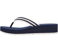 Tommy Hilfiger TH Stripe Summer Sandal Fw0fw09196, Chanclas Mujer, Blue (Space Blue), 37 EU