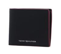 Tommy Hilfiger TH Struc Leather Mini CC Wallet Black