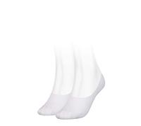 Tommy Hilfiger Footie Calcetines, Blanco, 35/38 (Pack de 2) Unisex