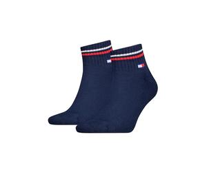Tommy Hilfiger TH UNI TJ Quarter 2P ICONIC, azul marino, 35-38