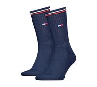 Tommy Hilfiger TH UNI TJ SOCK 2P ICONIC, azul marino, 39-42