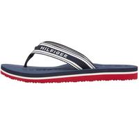 Tommy Hilfiger TH Webbing Summer Sandal Fw0fw09193, Chanclas Mujer, Blue (RWB), 38 EU