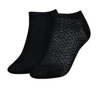 Tommy Hilfiger Sneaker Calcetines, Blanco, 35/38 (Pack de 2) Women