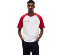 Tommy Hilfiger TH X Cf1 Varsity Raglan tee Mn0mn00098 Camisetas Unisex Adulto (Pack de 1)