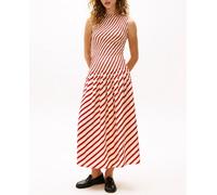 Tommy Hilfiger TH X SRG Vestido largo de rayas sin mangas. Rojo 38