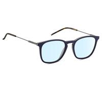 Tommy Hilfiger TH1764S Unisex Luz Azul Gafas Azul Marino Blanco Plata Carey 51mm