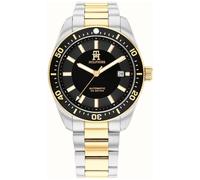 Tommy hilfiger th85 - reloj analógico para hombre, negro, clásico