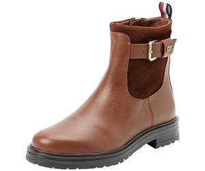 Tommy Hilfiger Thermo Material Mix Belt Bootie Fw0fw07477 Bota BajaMujer