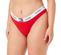 Tommy Hilfiger Thong (Ext Sizes) UW0UW04956 Tangas, Rojo (Deep Crimson), M para Mujer