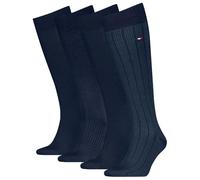 Tommy Hilfiger Tin Giftbox Kneehigh, Azul Marino, 39-42 (Pack de 4) Hombres
