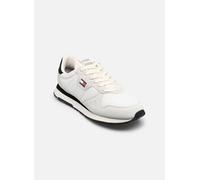 Tommy Jeans TJM Eva Runner Leather Em0em01690, Parte Superior Baja Hombre, White (Ecru/Black), 43 EU