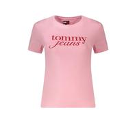 Tommy Hilfiger Tjw Slim Essential Logo tee Ext Camiseta, Azúcar Rosa, L para Mujer